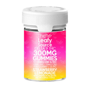 The Leafy Source 300mg 1:1 CBD and THC Delta 9 Gummies