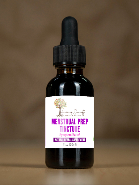 Menstrual Prep Tincture by House of Serenity Health & Wellness