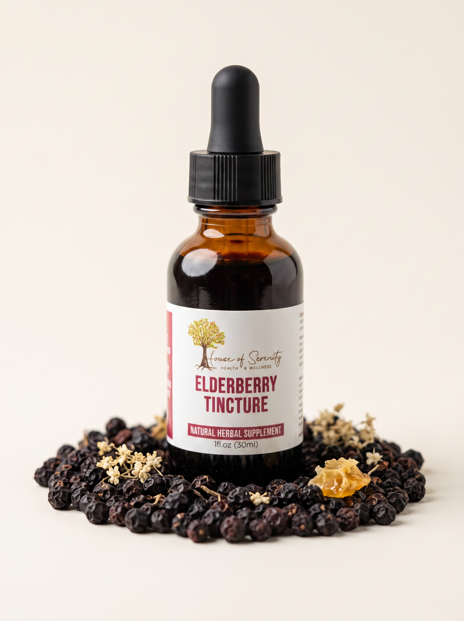 Elderberry Tincture by House of Serenity Health & Wellness